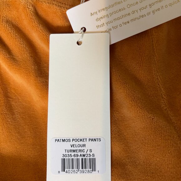 (NWT)Suzi Kondi: Patmos Pocket Pant- Velour - Picture 3 of 4